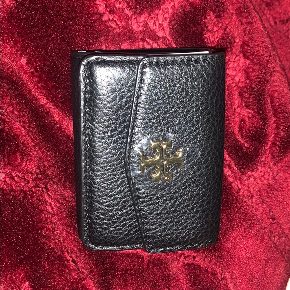 Black Tory Burch mini wallet
